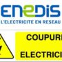 Coupure d’électricité par ENEDIS