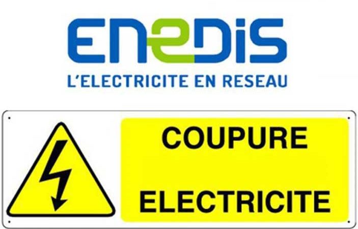 Coupure d’électricité par ENEDIS
