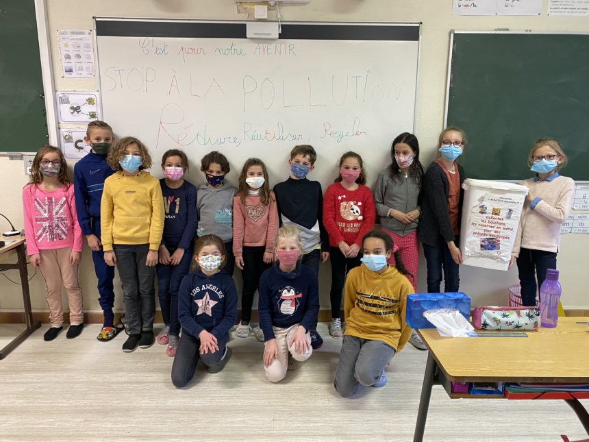 Le club « Stop pollution » de l’école