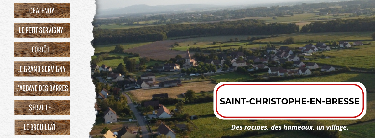 Header Saint christophe Vue aérienne de Saint-Christophe-en-Bresse